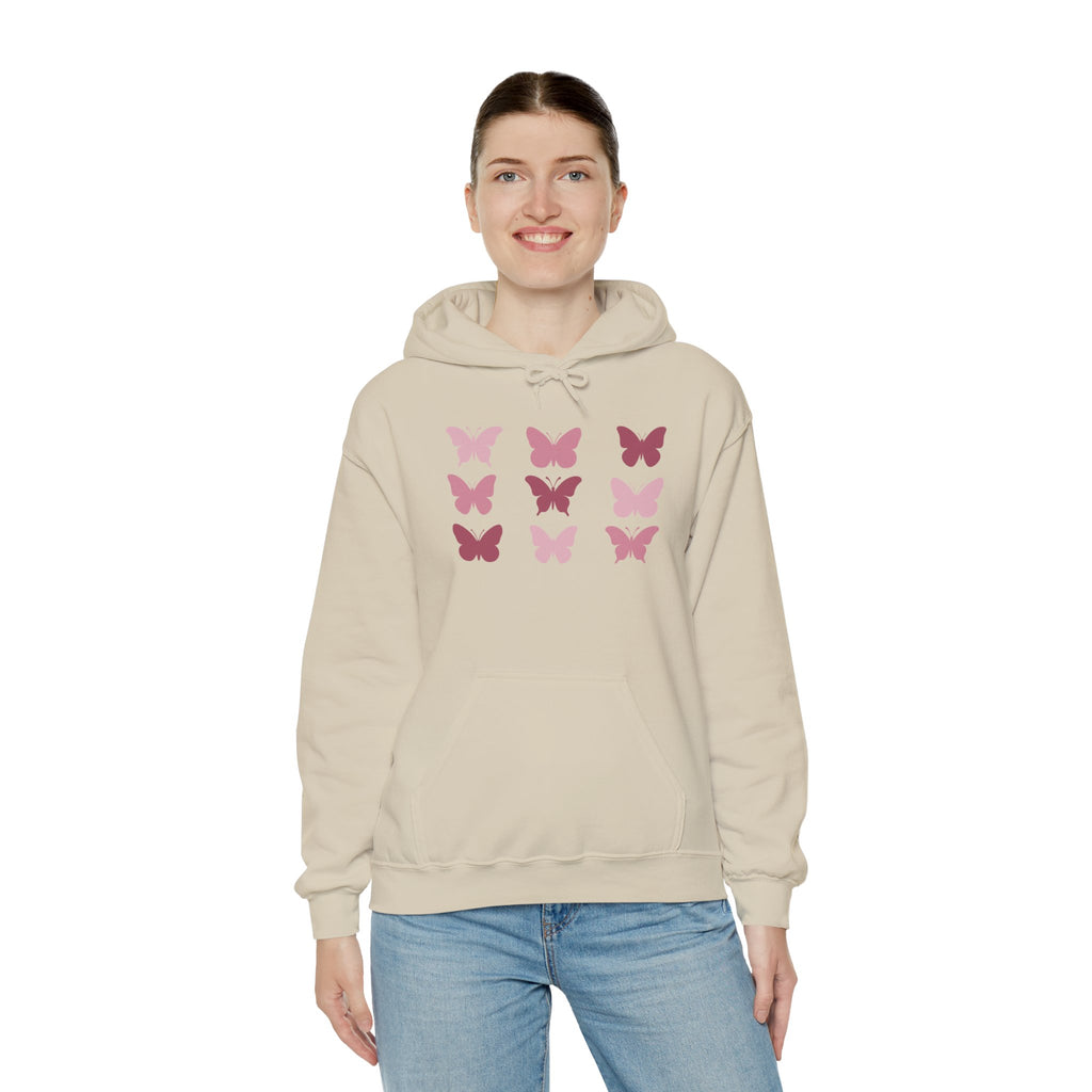Butterfly Grid Hoodie Solid