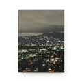Los Angeles Night Cityscape Hardcover Journal — Moody Urban Notebook for Travel, Reflection & Gift