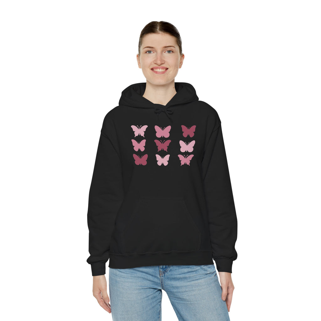 Butterfly Grid Hoodie Solid