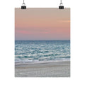 Myrtle Beach Sunset Matte Poster — Vertical Coastal Wall Art