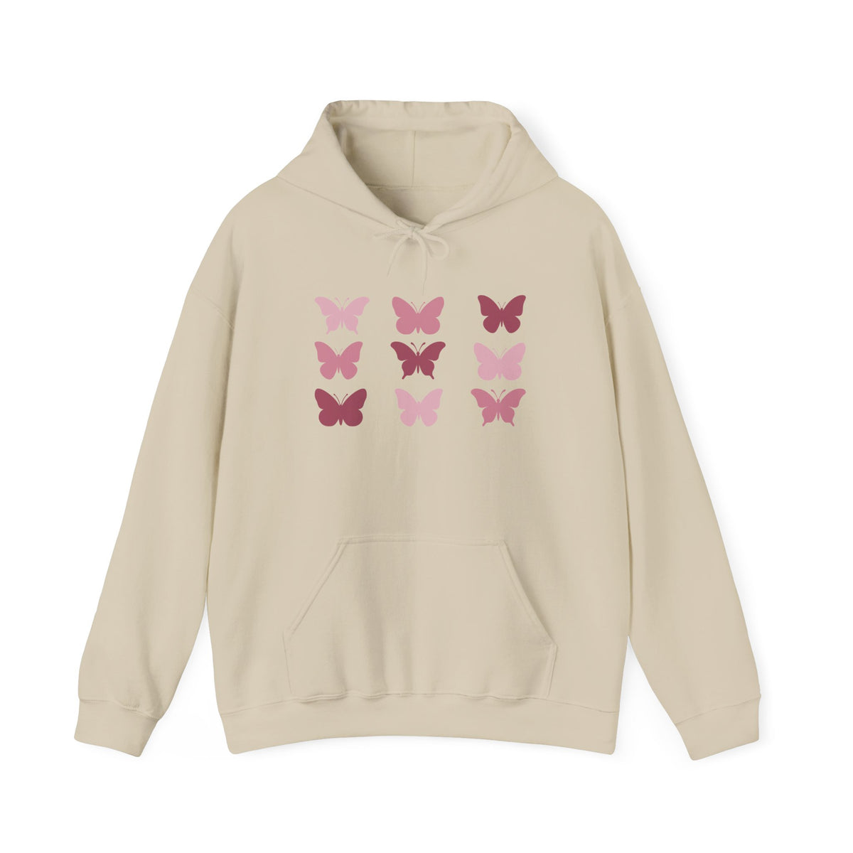 Butterfly Grid Hoodie Solid