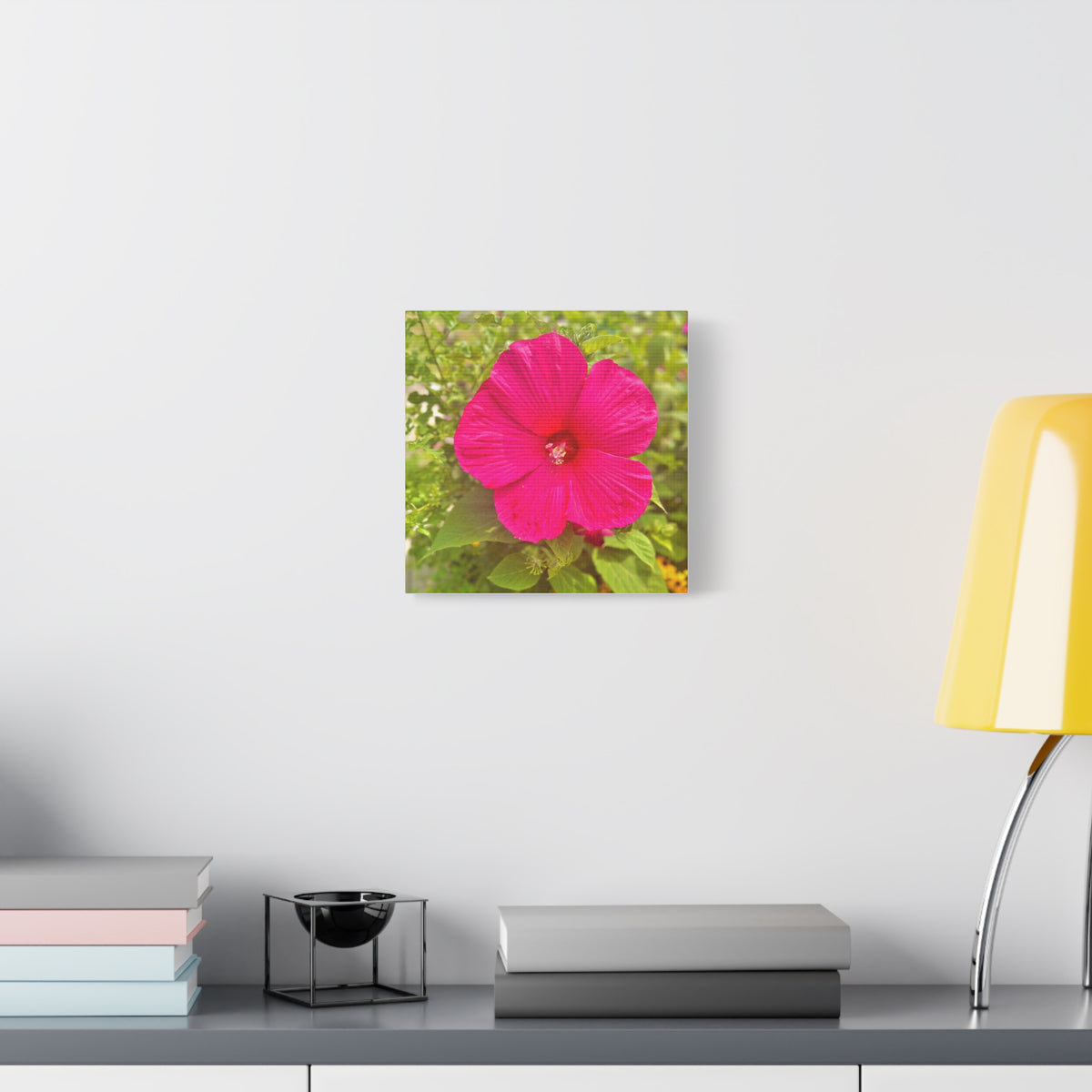Hot Pink Hibiscus Canvas Print