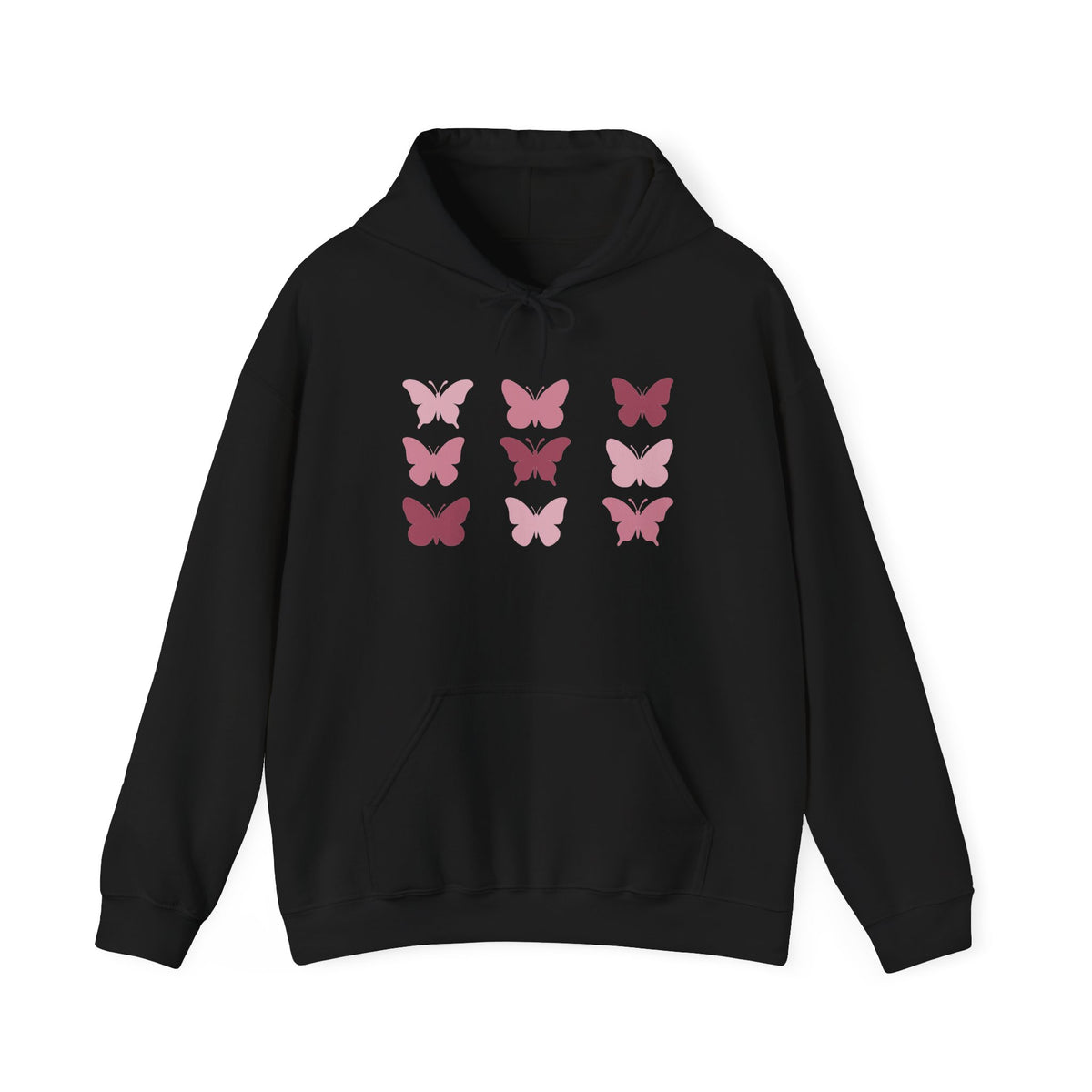 Butterfly Grid Hoodie Solid