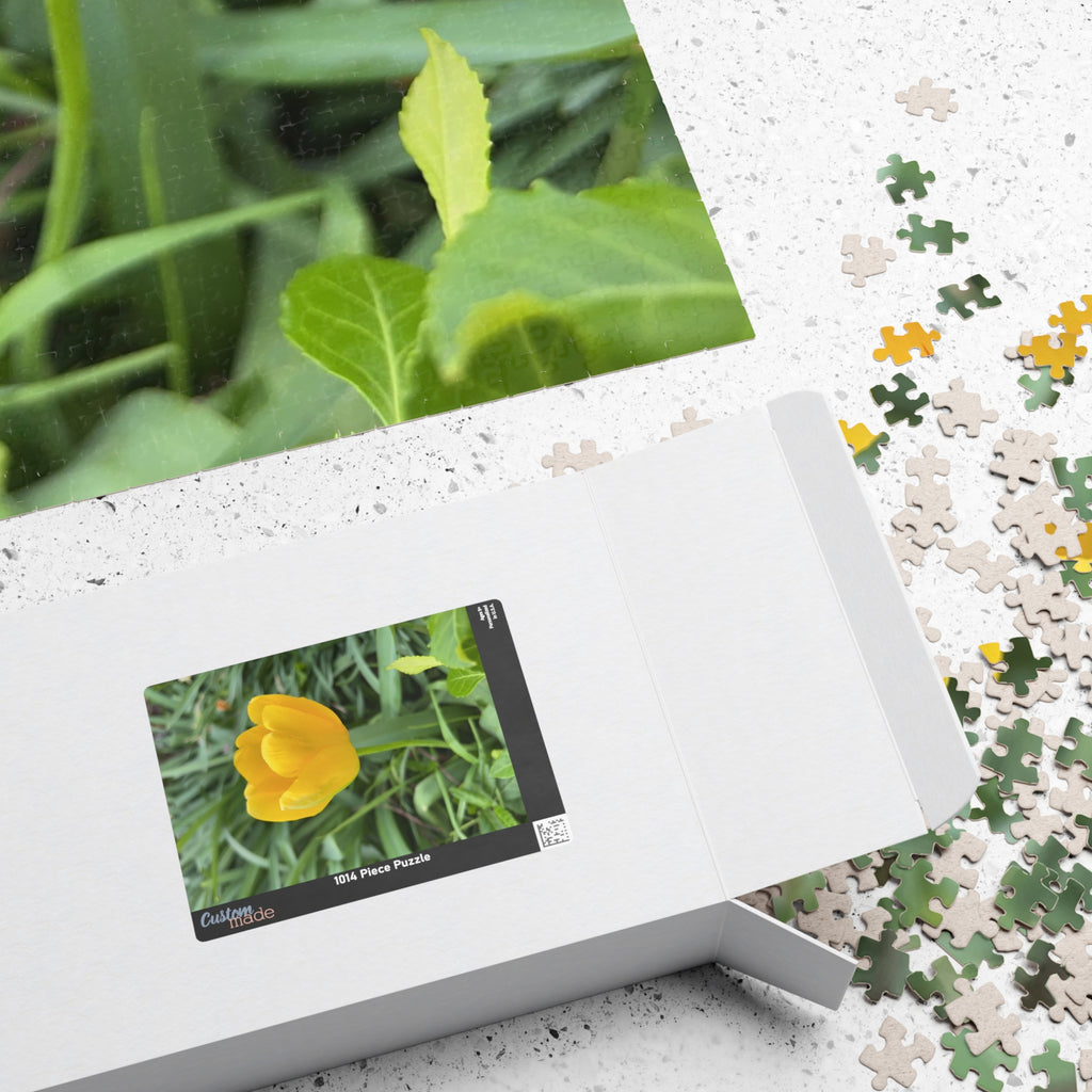 Yellow Tulip Jigsaw Puzzle — Floral 110/252/520/1014-Piece Puzzle