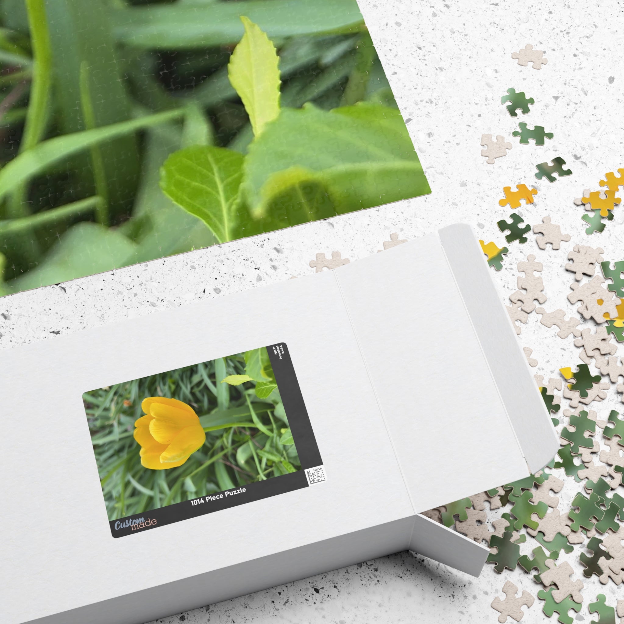 Yellow Tulip Jigsaw Puzzle — Floral 110/252/520/1014-Piece Puzzle
