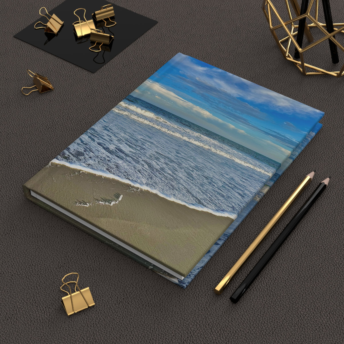 Turquoise Beach Hardcover Journal