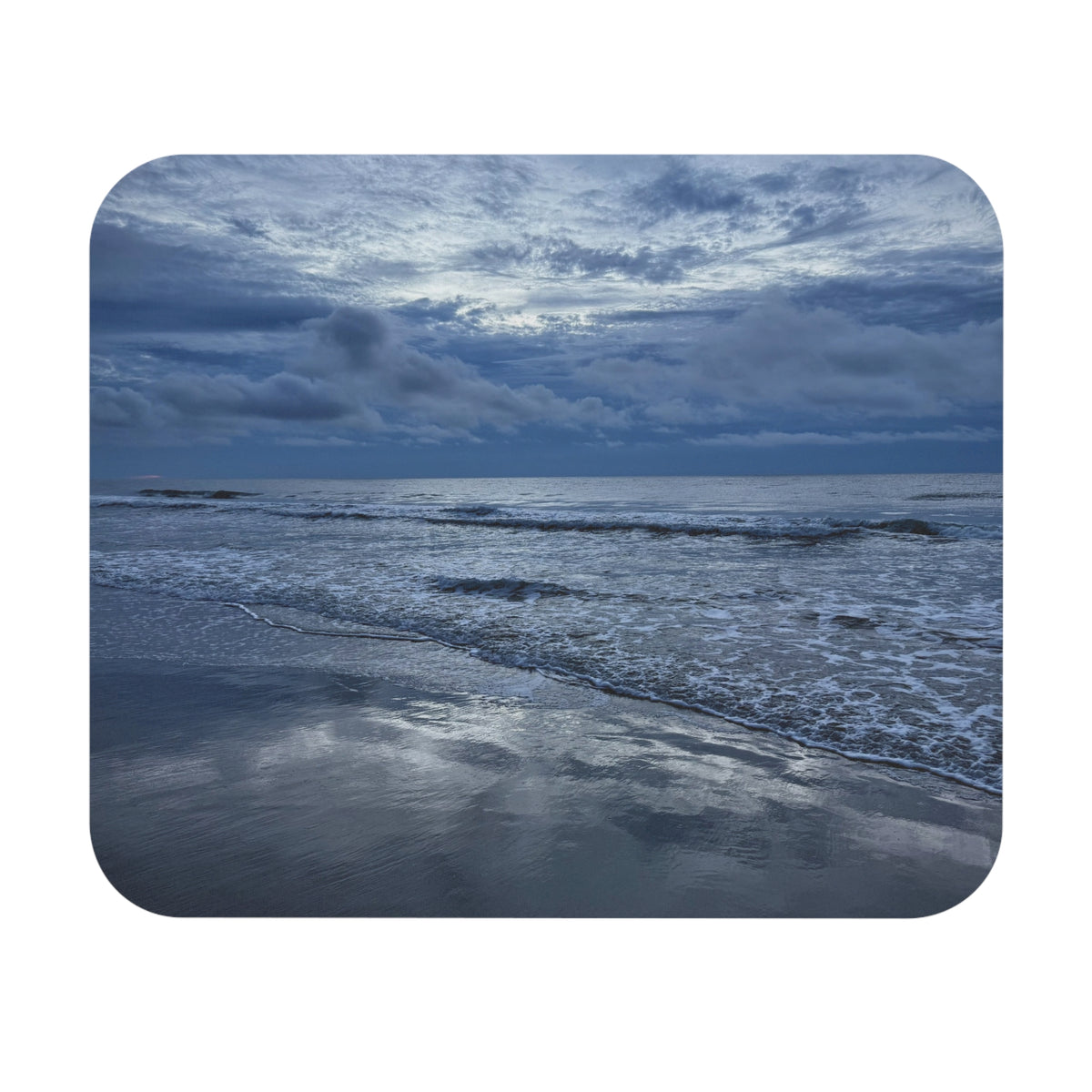 Cloudy Beach Mouse Pad