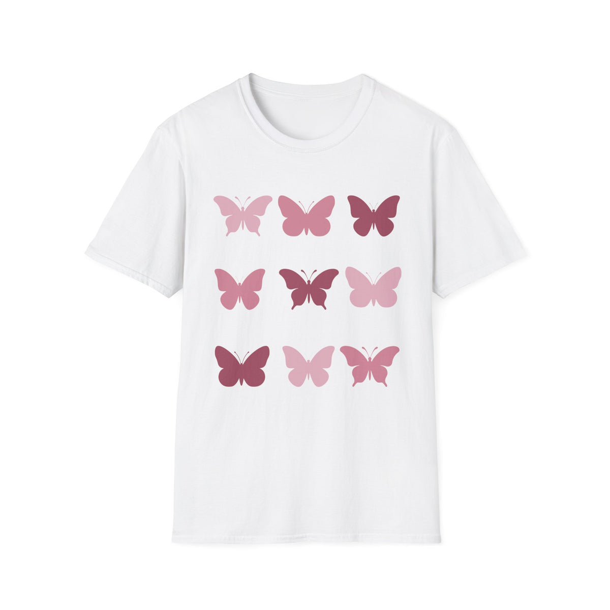 Butterfly Grid T‑Shirt — Solid
