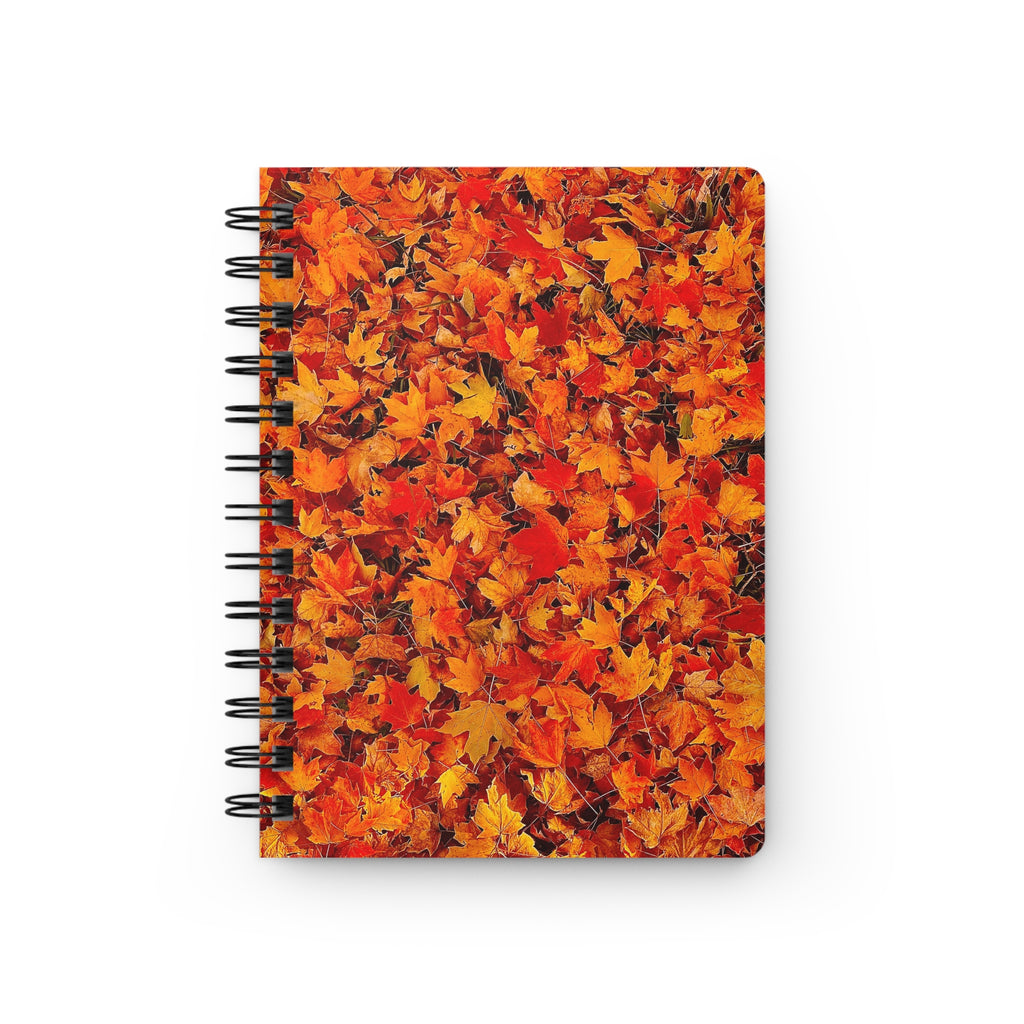 Autumn Leaves Spiral Notebook