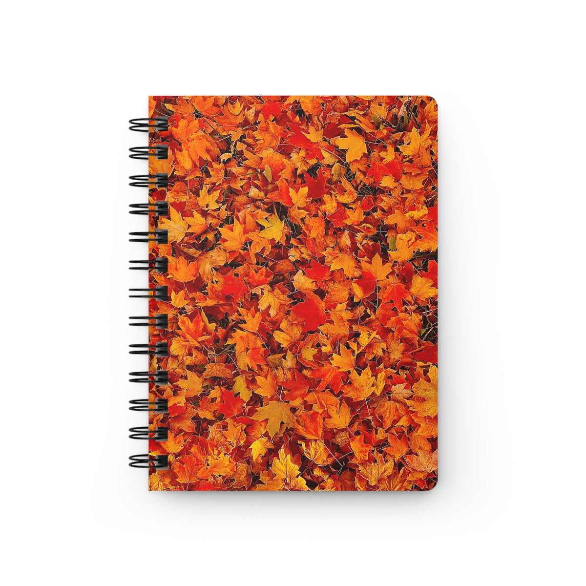 Autumn Leaves Spiral Notebook