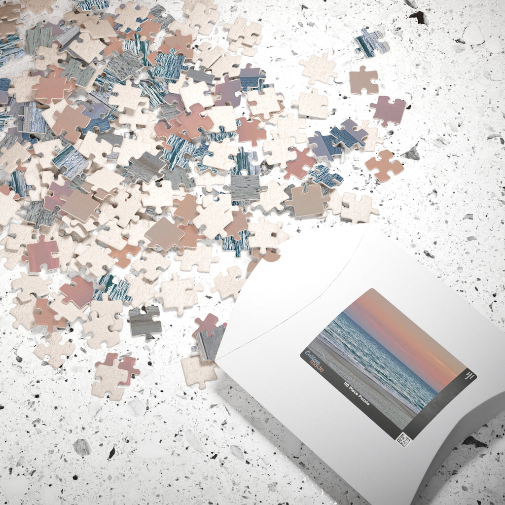 Myrtle Beach Sunset Jigsaw Puzzle — Calming Beach Scene (110/252/520/1014 pcs)