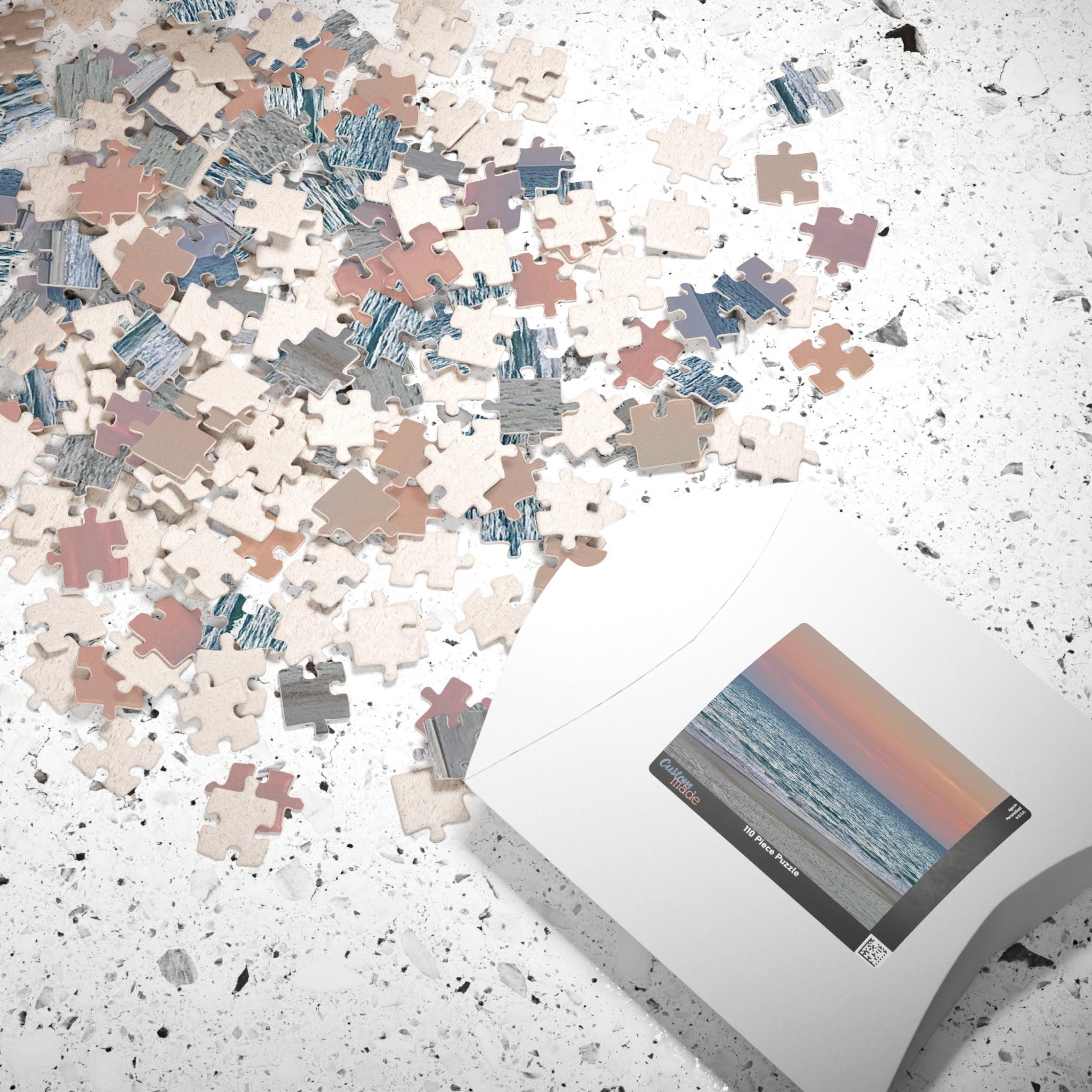Myrtle Beach Sunset Jigsaw Puzzle — Calming Beach Scene (110/252/520/1014 pcs)