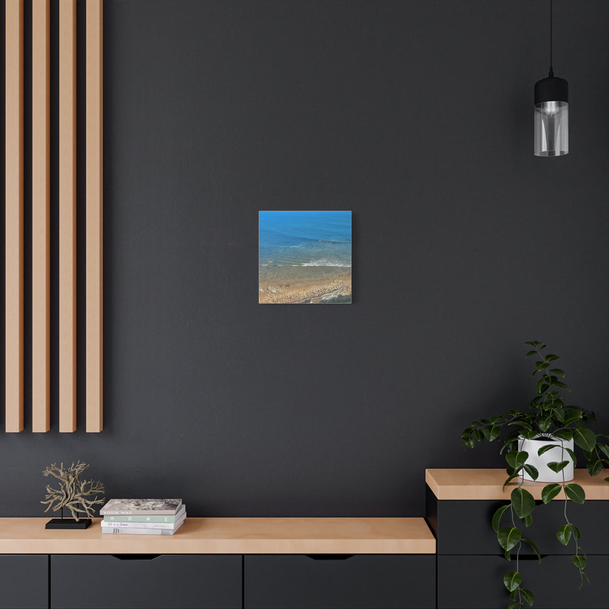 Blue Shore Canvas Print