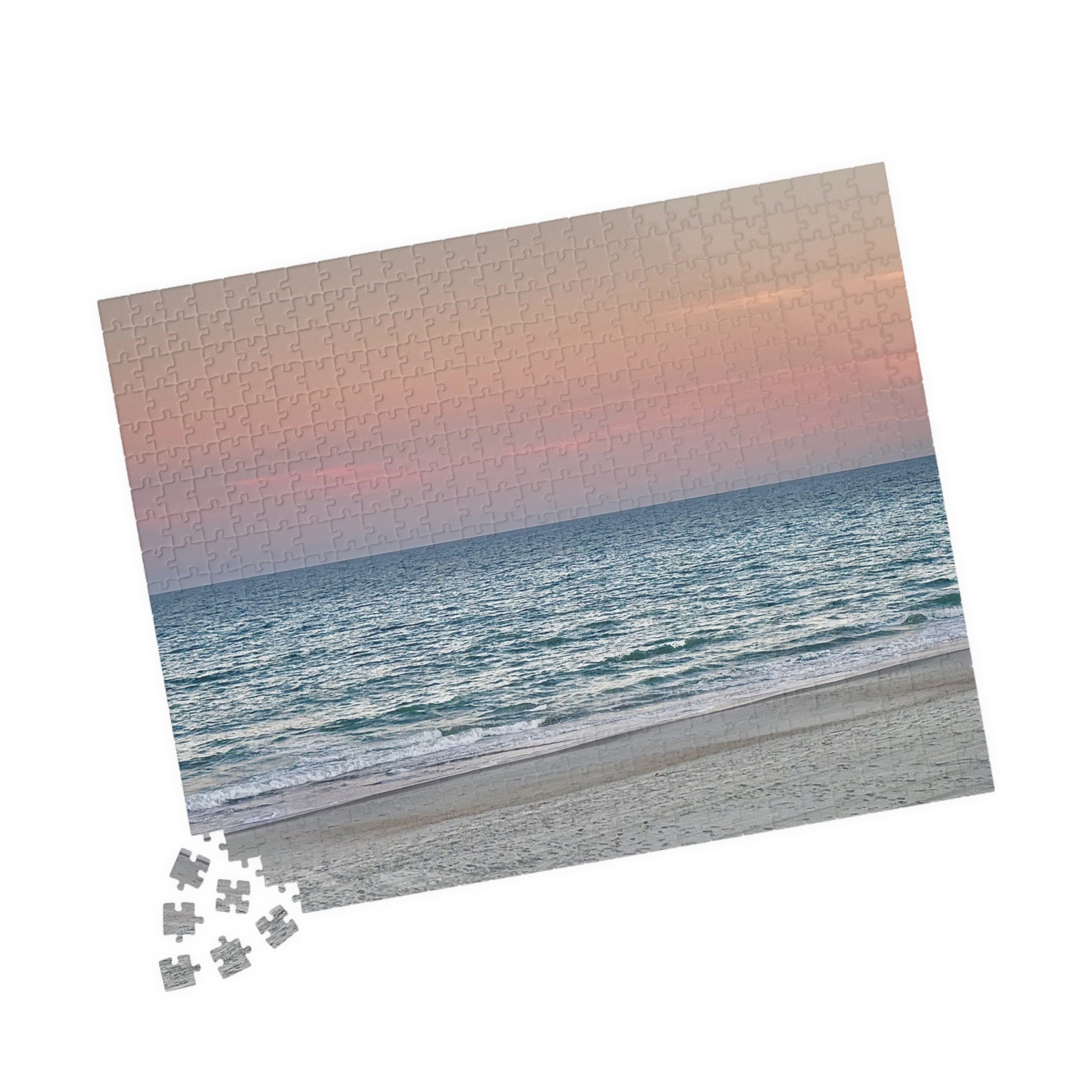 Myrtle Beach Sunset Jigsaw Puzzle — Calming Beach Scene (110/252/520/1014 pcs)