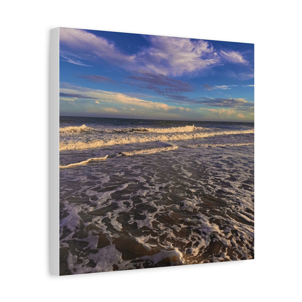 Waves & Sky Matte Canvas Print