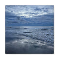 Cloudy Beach Canvas Print