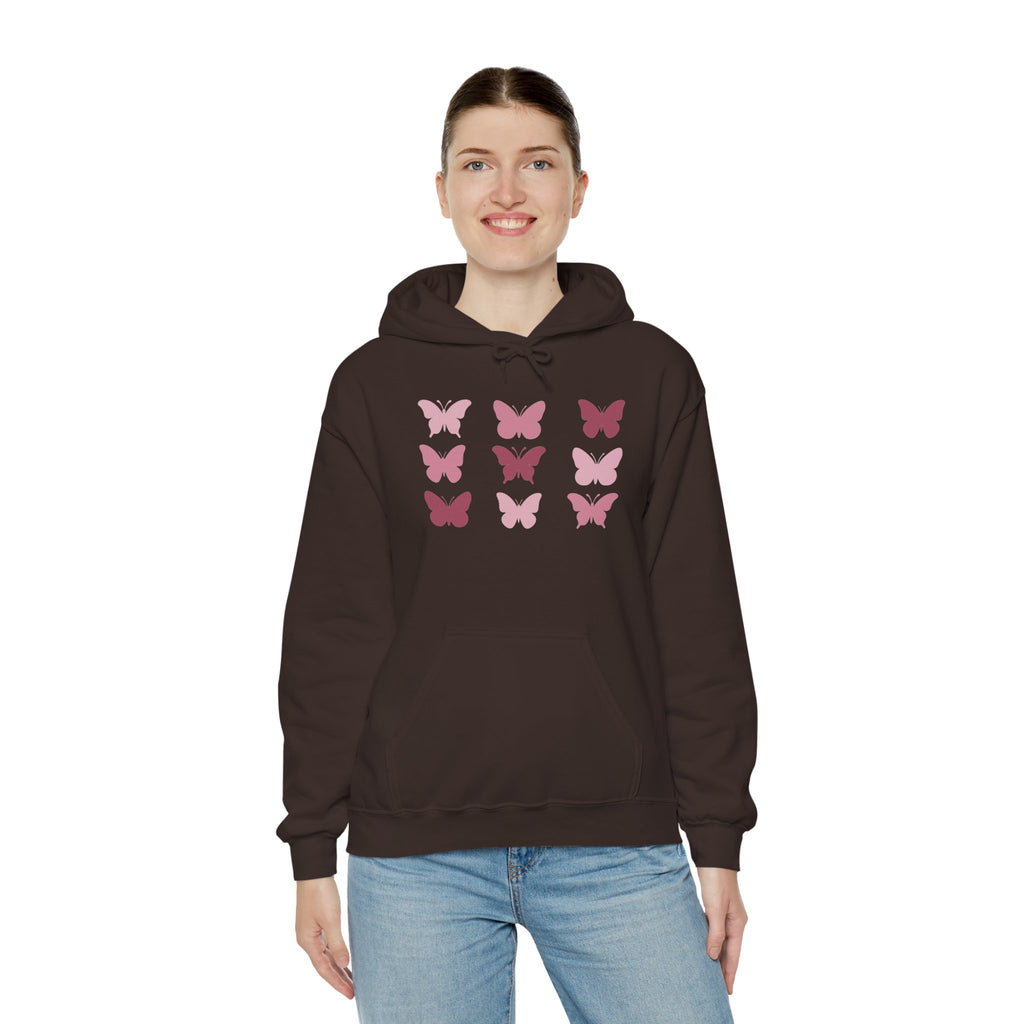 Butterfly Grid Hoodie Solid