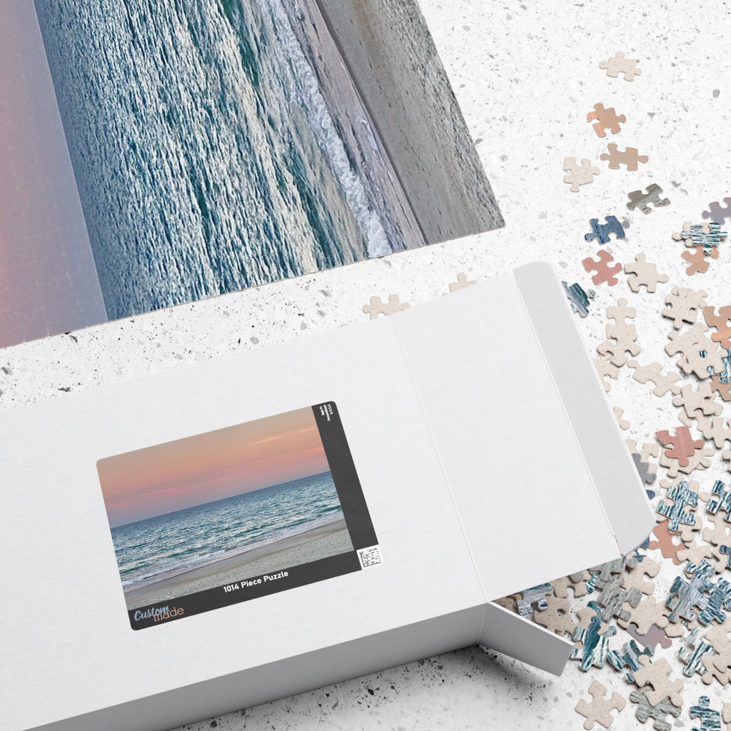 Myrtle Beach Sunset Jigsaw Puzzle — Calming Beach Scene (110/252/520/1014 pcs)