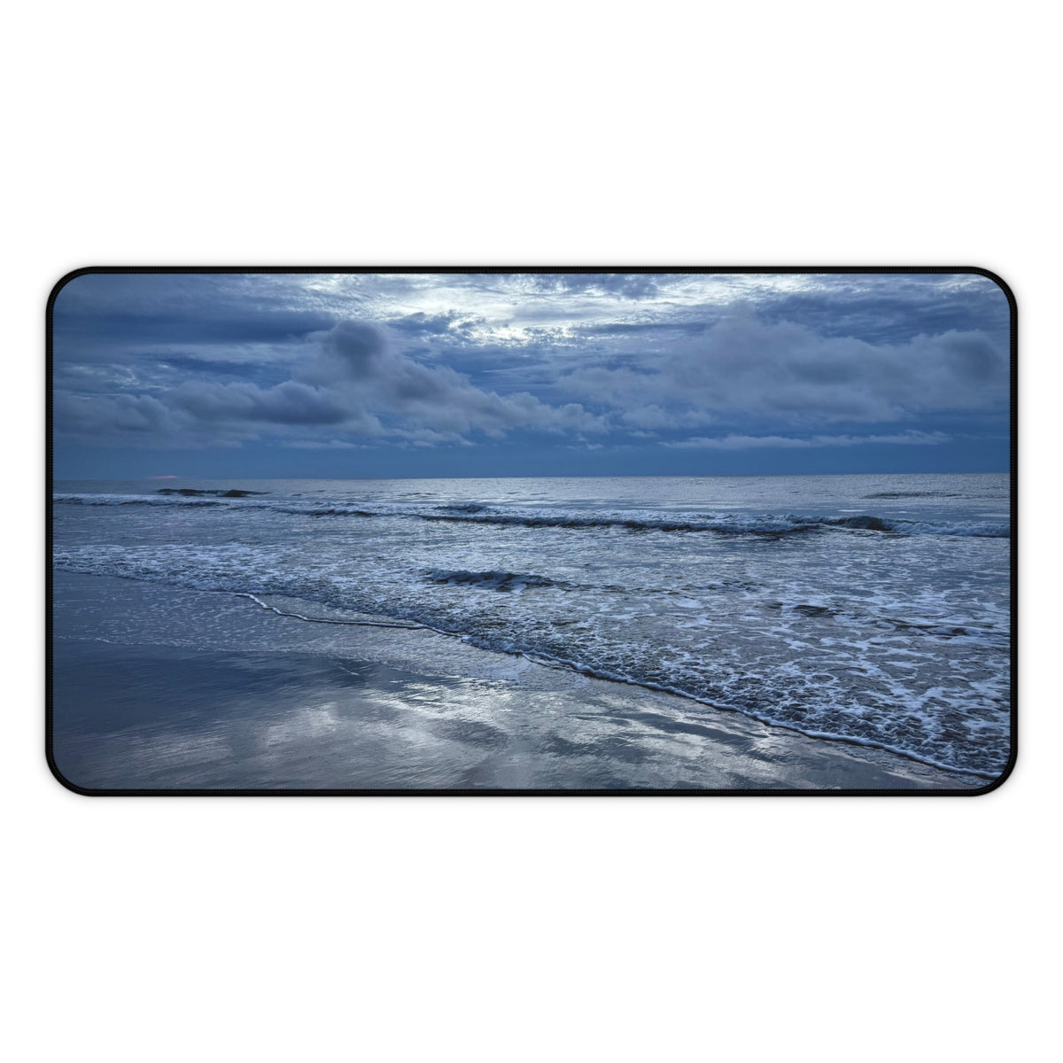 Cloudy Beach Desk Mat