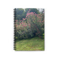 Pink Smoke Bush Spiral Notebook — Ruled Lined Journal for Notes & Nature Lovers