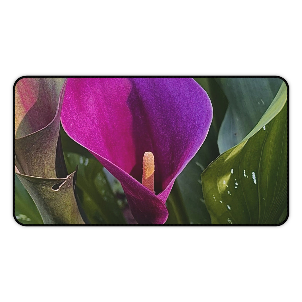 Purple Calla Lily Desk Mat