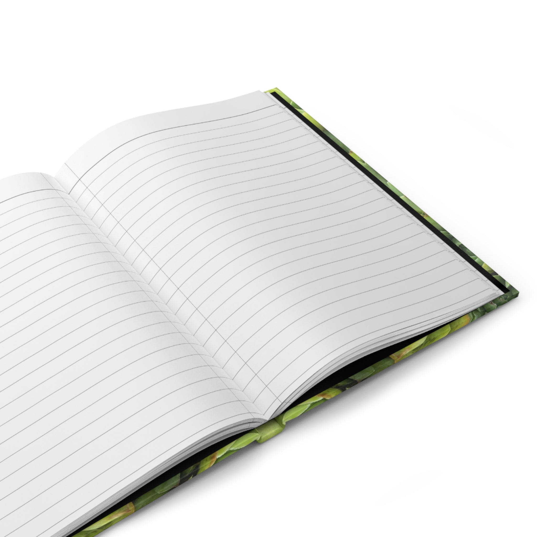 Succulent Garden Hardcover Journal — Green Plant Notebook for Gardening Notes & Daily Journaling
