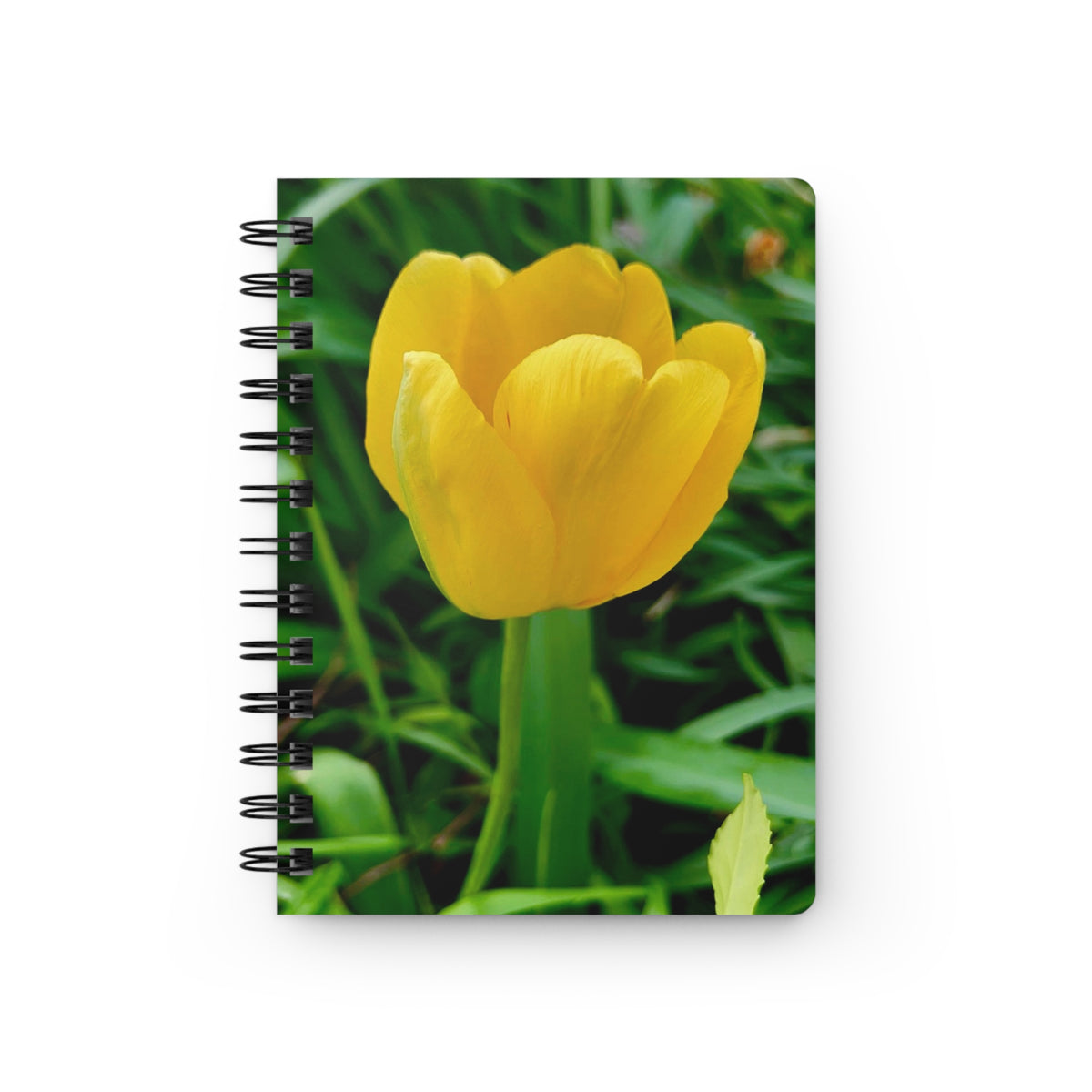 Yellow Tulip Spiral Notebook
