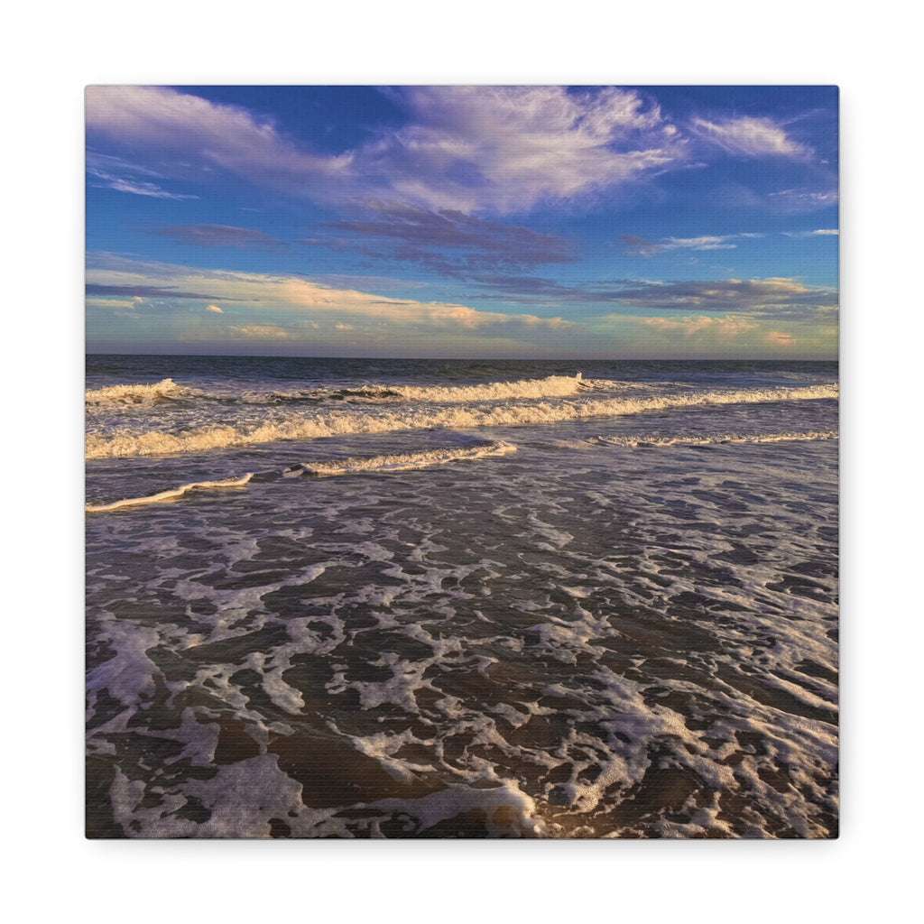 Waves & Sky Matte Canvas Print