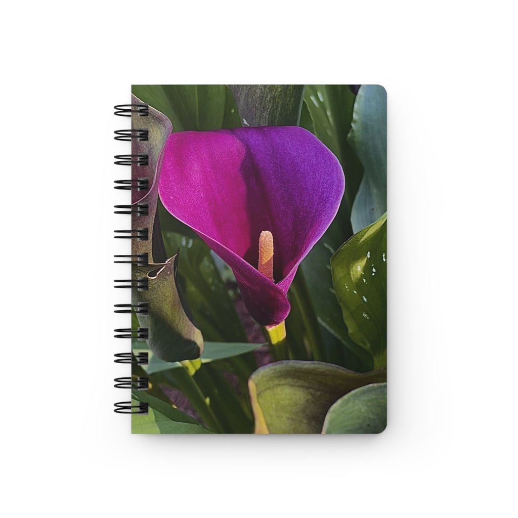 Purple Calla Lily Spiral Notebook