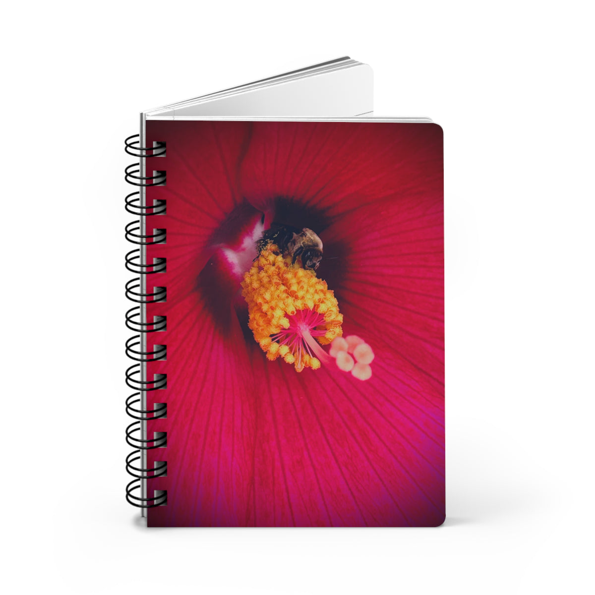 Sleeping Bee Spiral Notebook