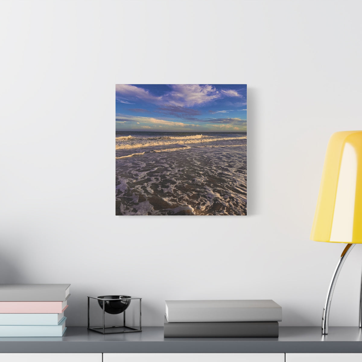 Waves & Sky Matte Canvas Print