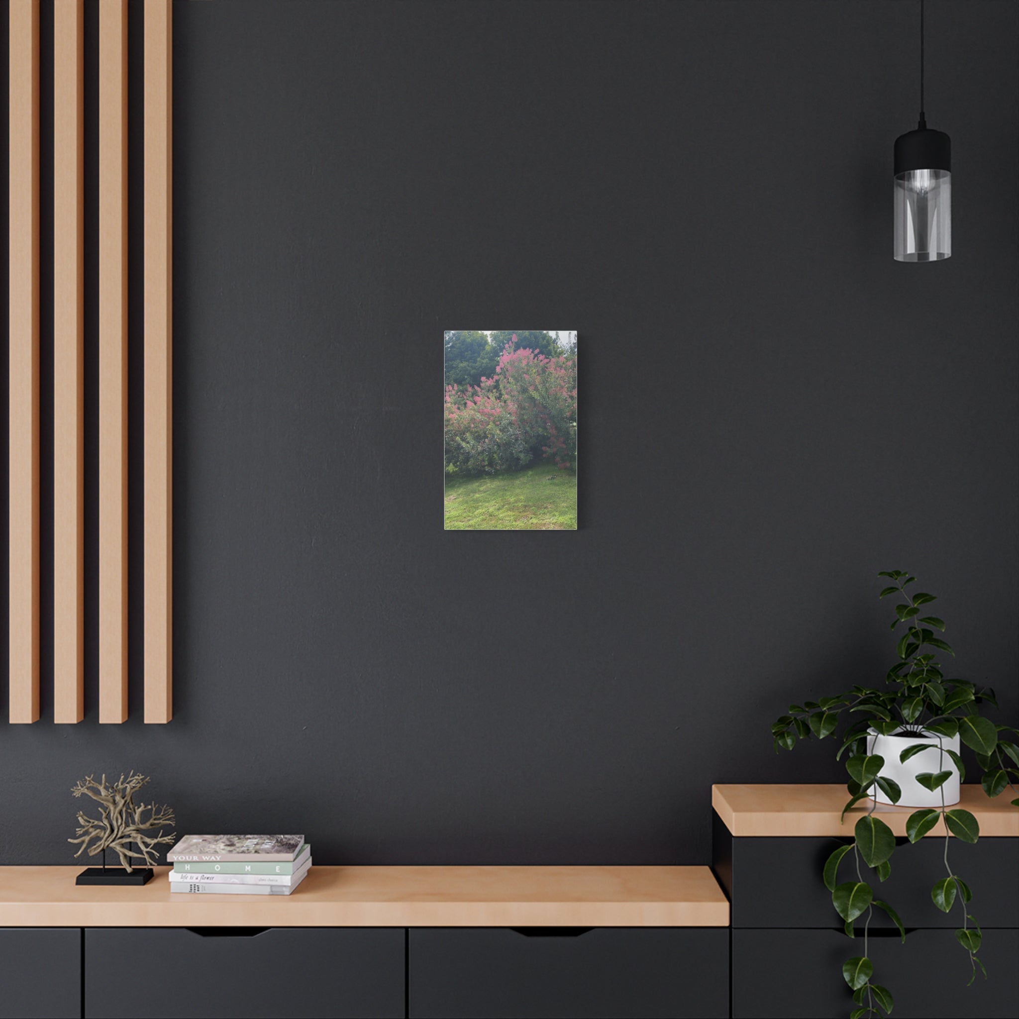 Smoke Bush Matte Canvas Print — Stretched 1.25" Wall Art