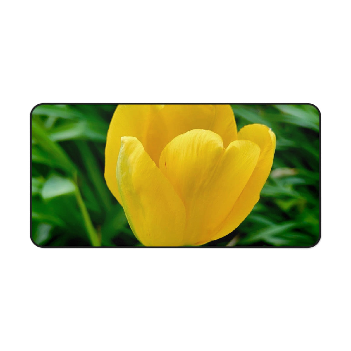 Yellow Tulip Desk Mat