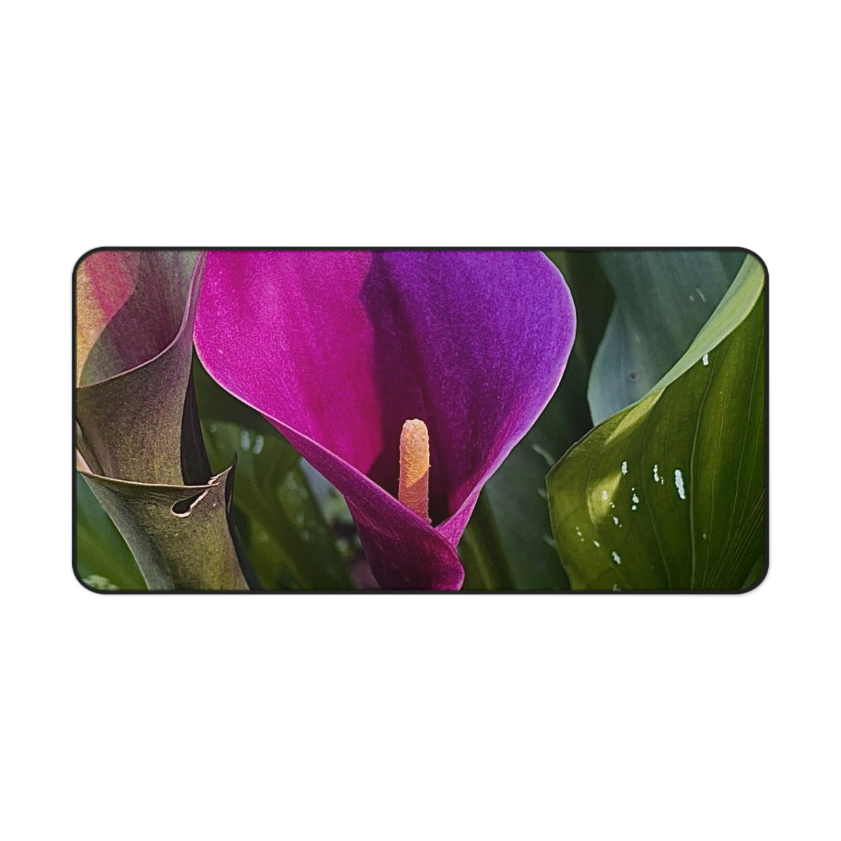 Purple Calla Lily Desk Mat