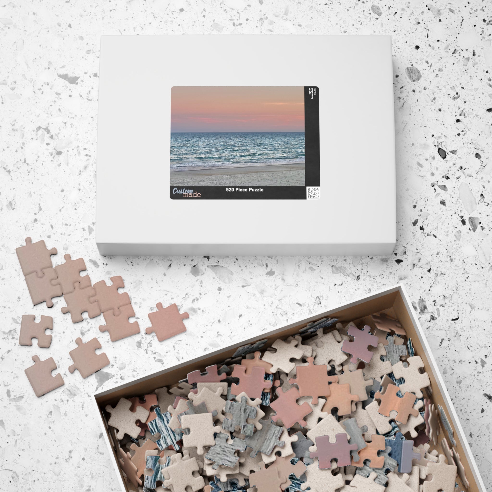 Myrtle Beach Sunset Jigsaw Puzzle — Calming Beach Scene (110/252/520/1014 pcs)