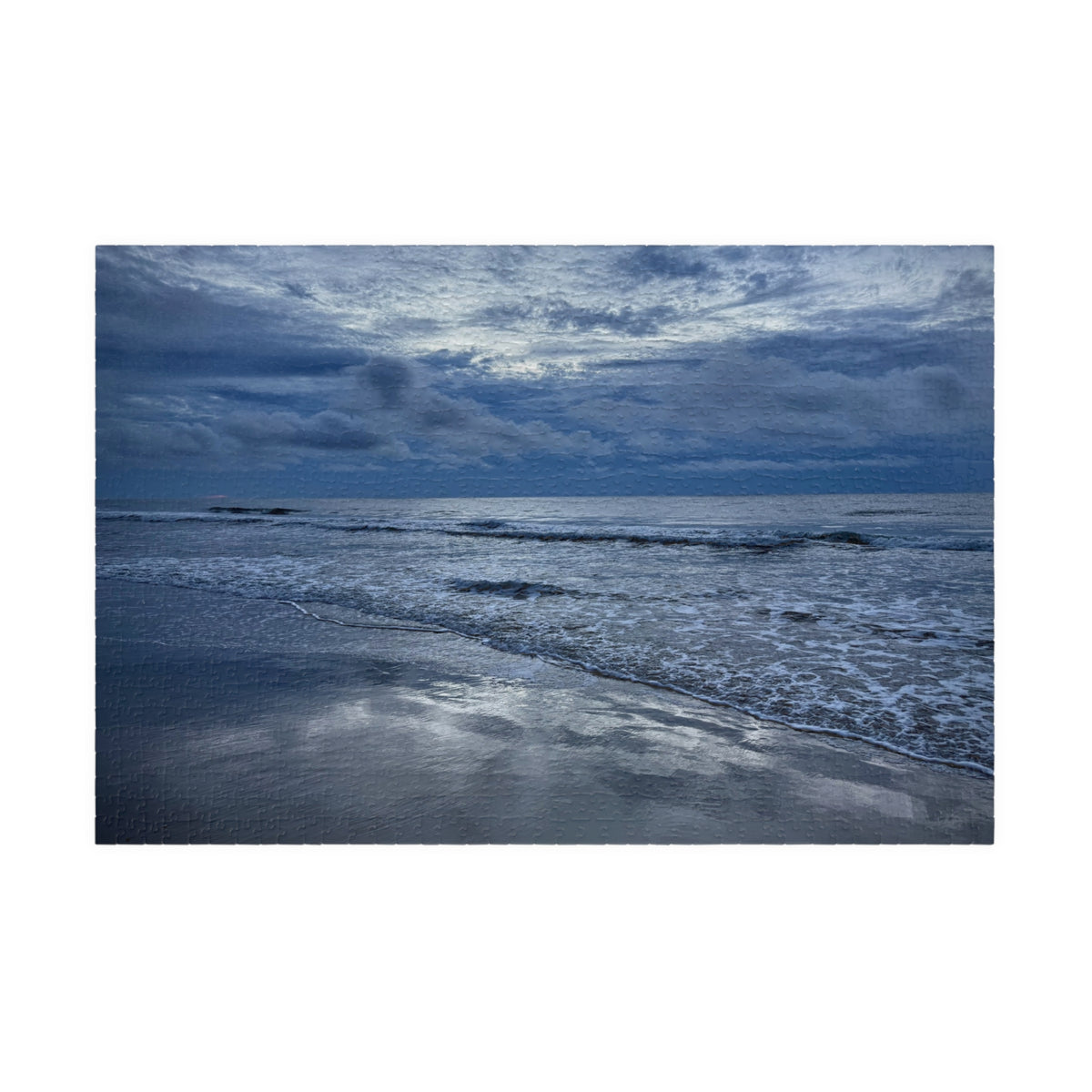 Cloudy Beach Jigsaw Puzzle