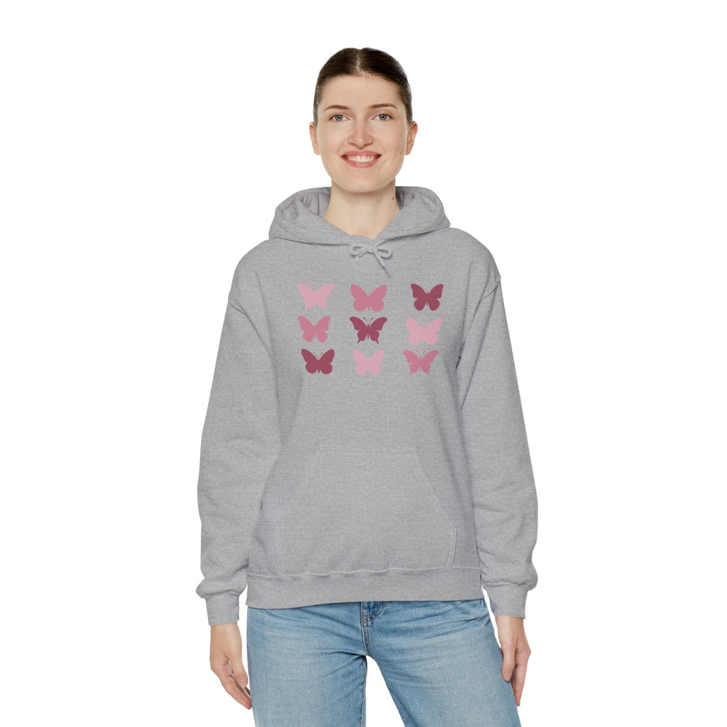 Butterfly Grid Hoodie Solid