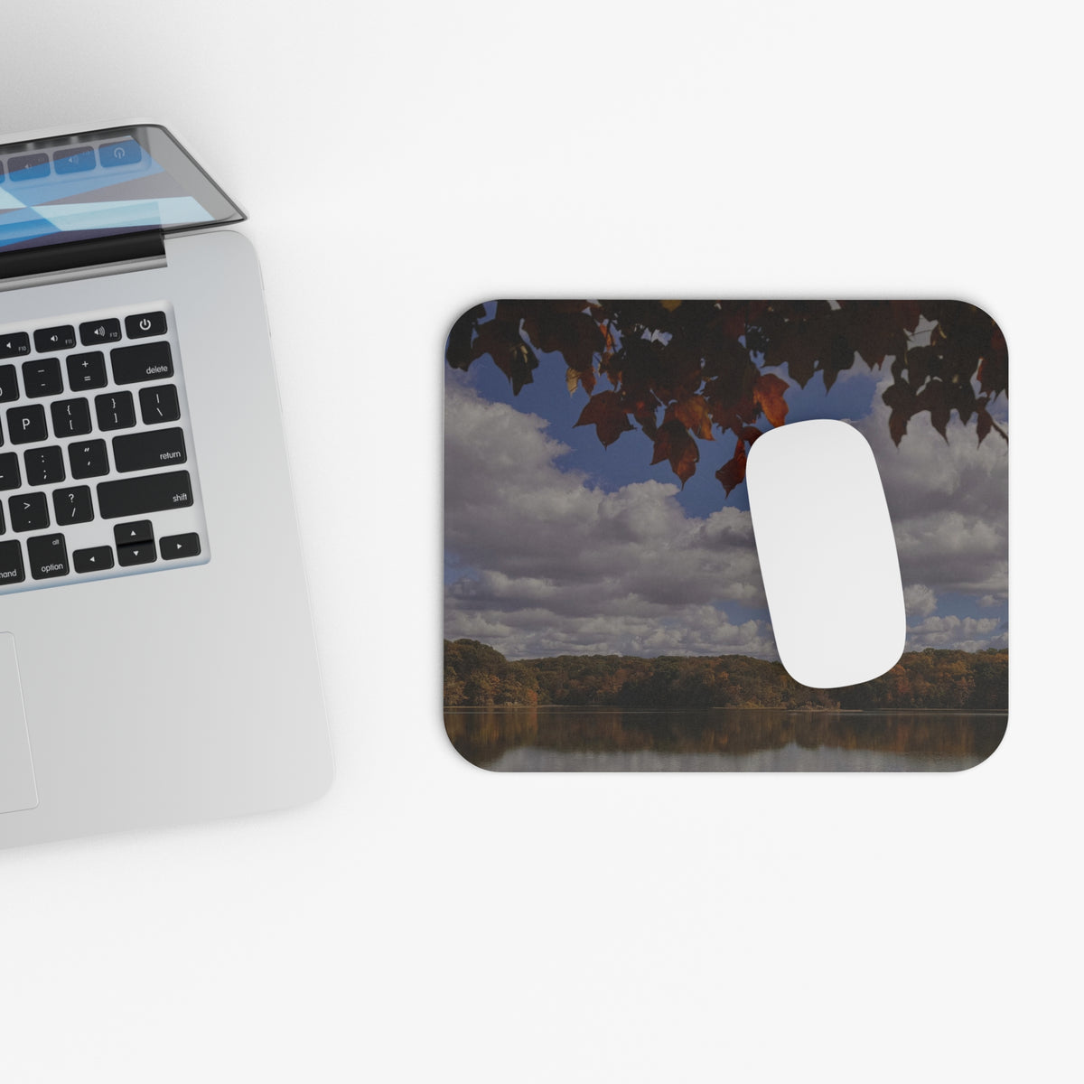 Fall Lake Mouse Pad