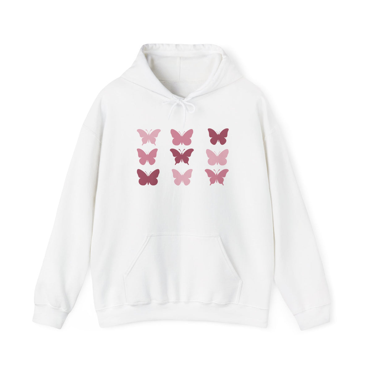 Butterfly Grid Hoodie Solid