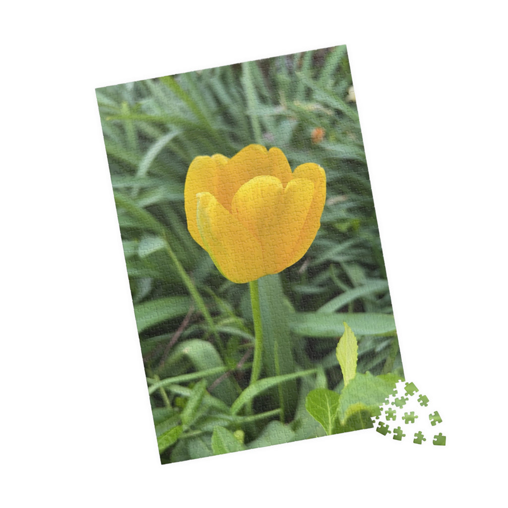 Yellow Tulip Jigsaw Puzzle — Floral 110/252/520/1014-Piece Puzzle