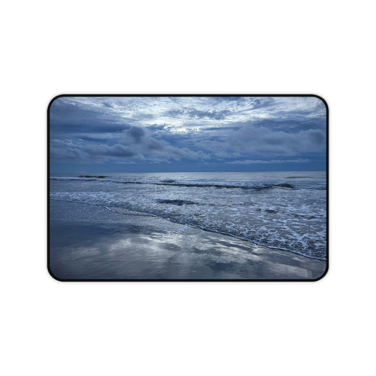 Cloudy Beach Desk Mat