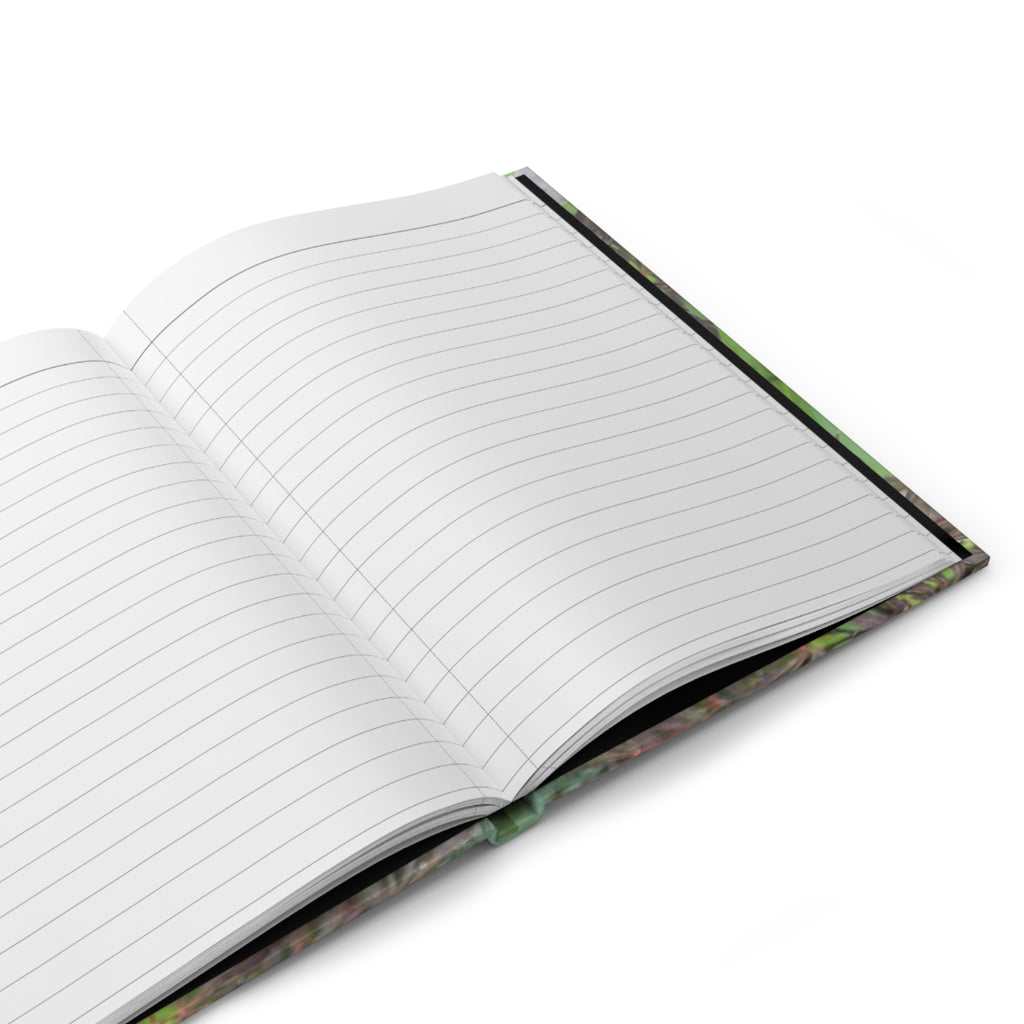 Floral Pink Zinnia Hardcover Journal — Garden-Inspired Notebook