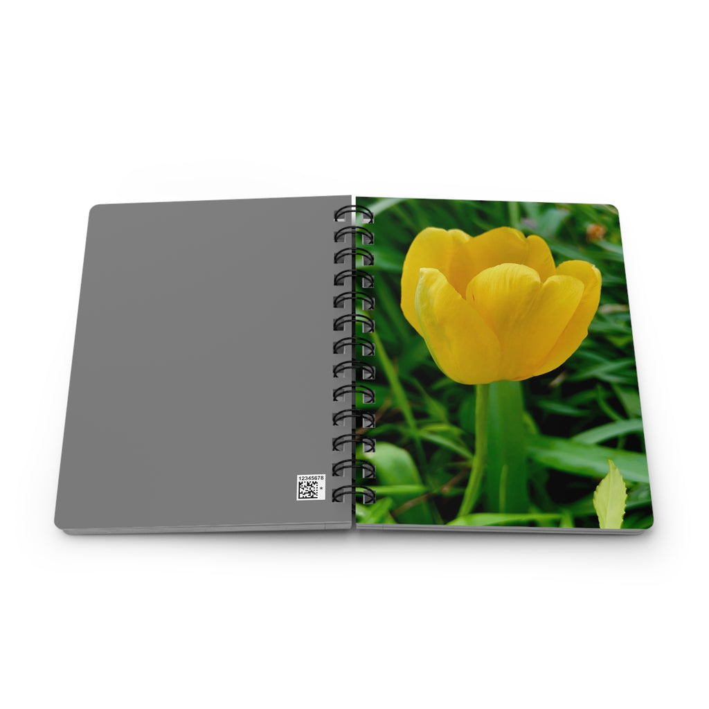 Yellow Tulip Spiral Notebook
