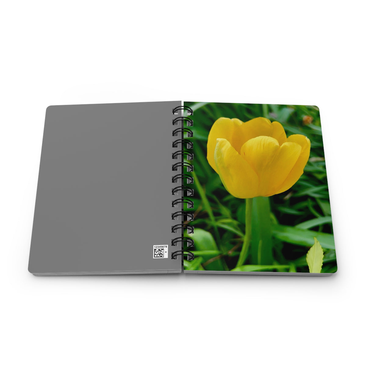 Yellow Tulip Spiral Notebook