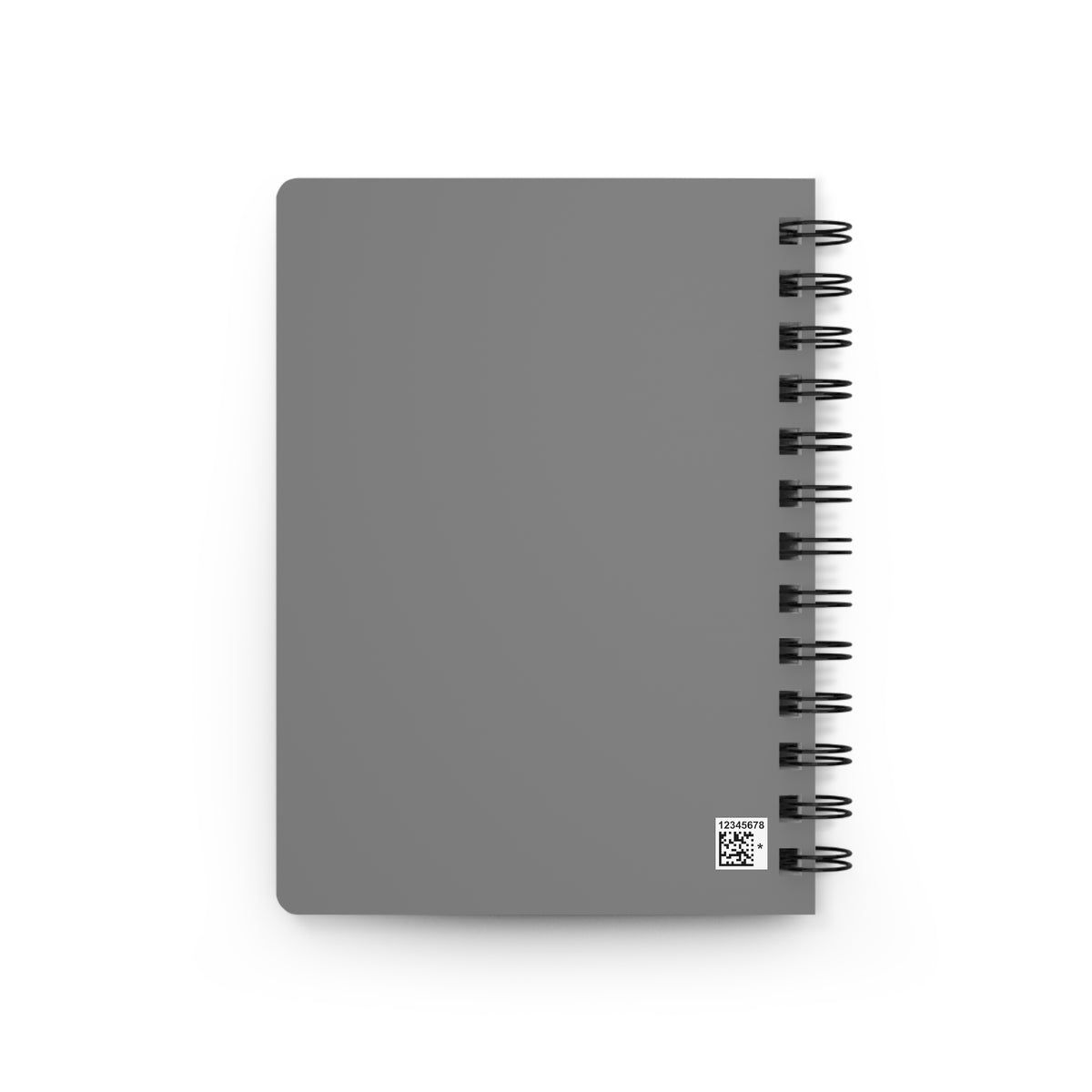 Rainy Pink Lilies Spiral Notebook