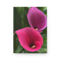 Pink Calla Lily Hardcover Journal — Floral Notebook for Gardening, Nature Lovers & Gifts