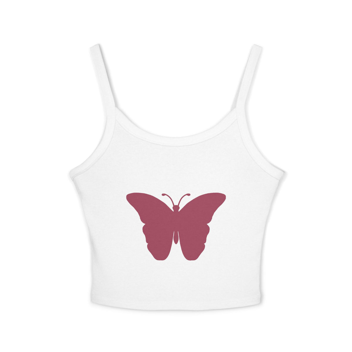 Butterfly Graphic Crop Tank Top