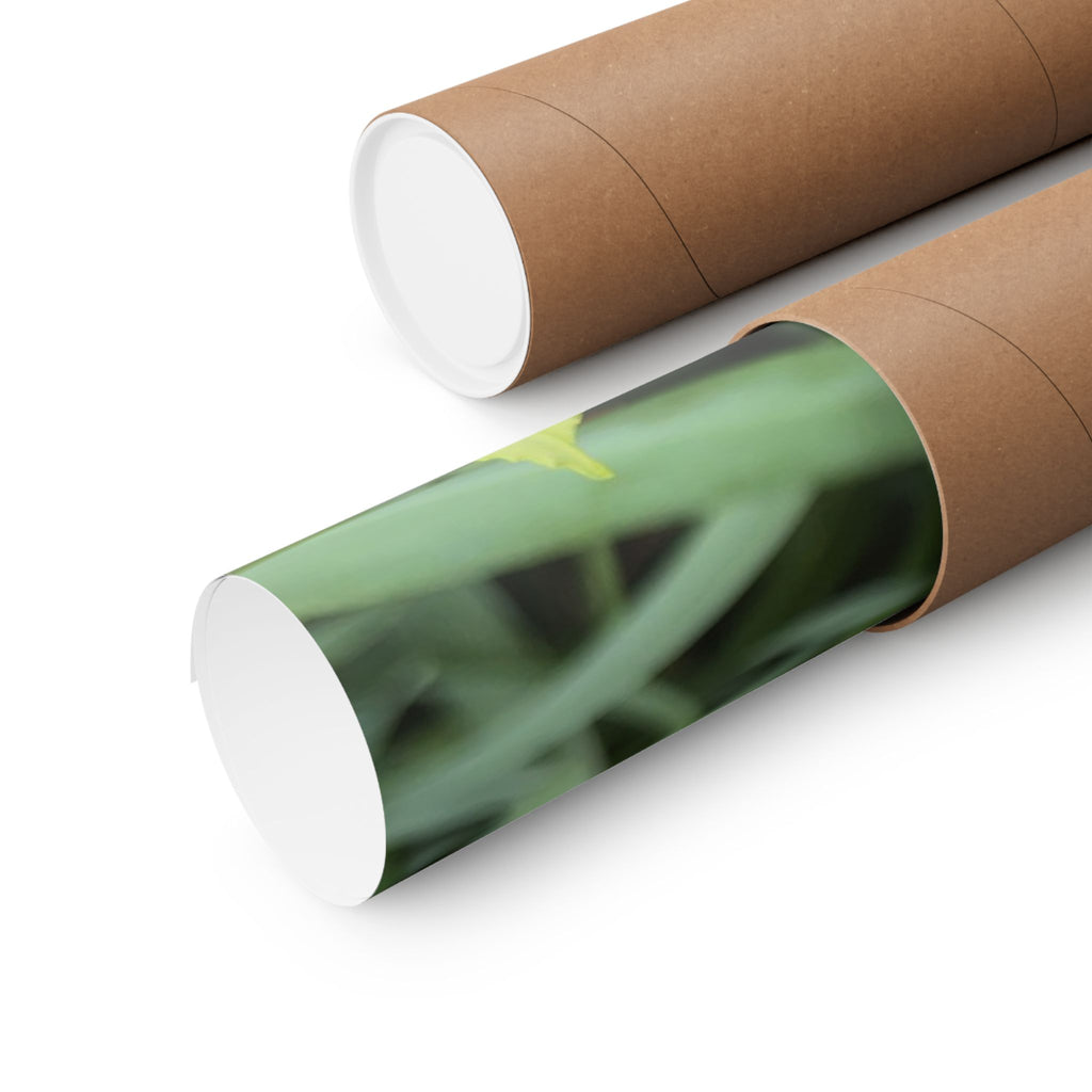 Yellow Tulip Matte Poster — Vertical Floral Wall Art