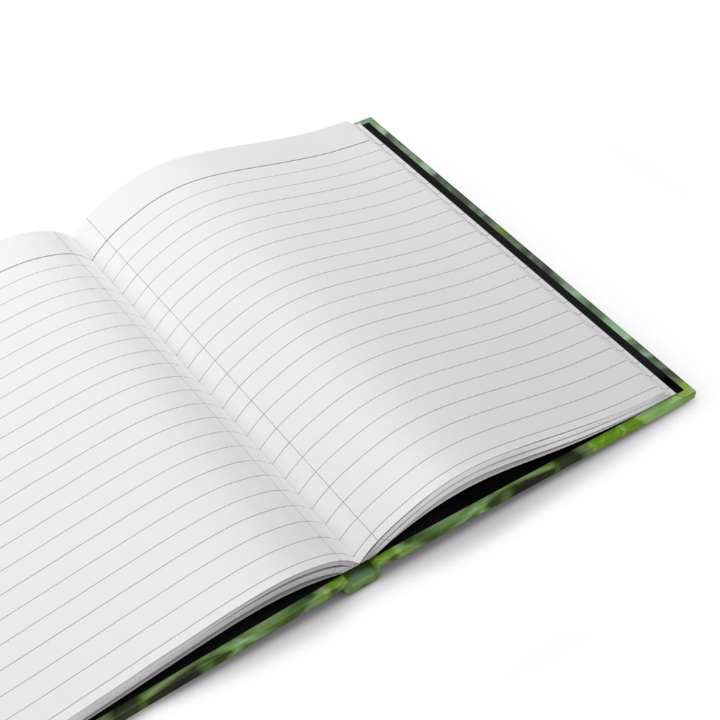 Yellow Tulip Hardcover Journal — Floral Photo Notebook for Spring, Gardening & Nature Lovers