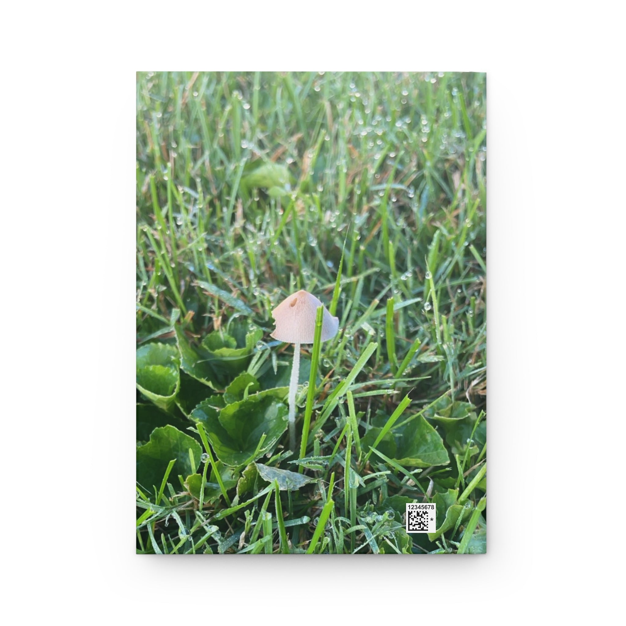 Mushroom Meadow Hardcover Journal — Nature Photography Notebook for Outdoor Lovers